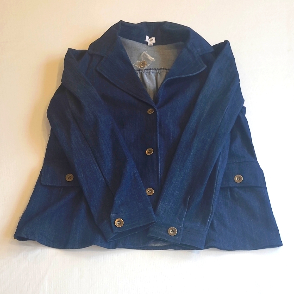 Together, Women's Blue Denim Jacket